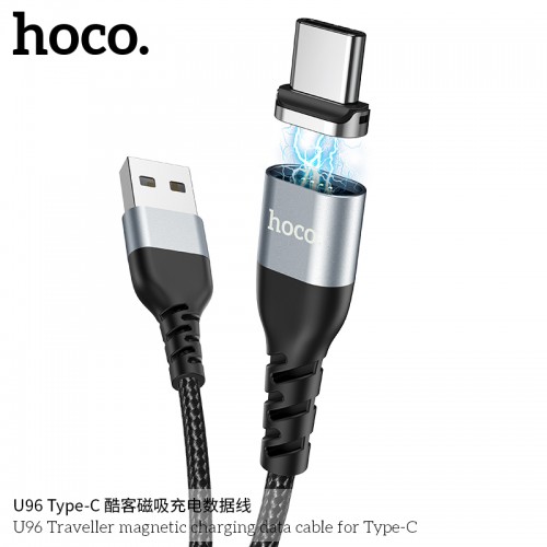U96 Traveller Magnetic Charging Data Cable For Type-C